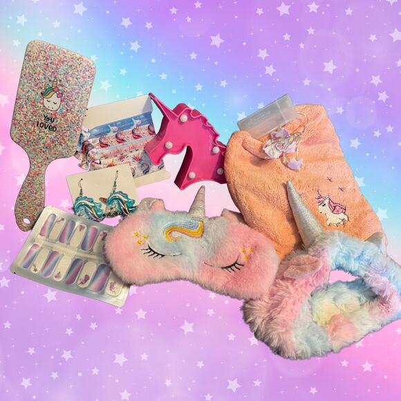 Rainbow Unicorn themed gift basket - Picture 1 of 2